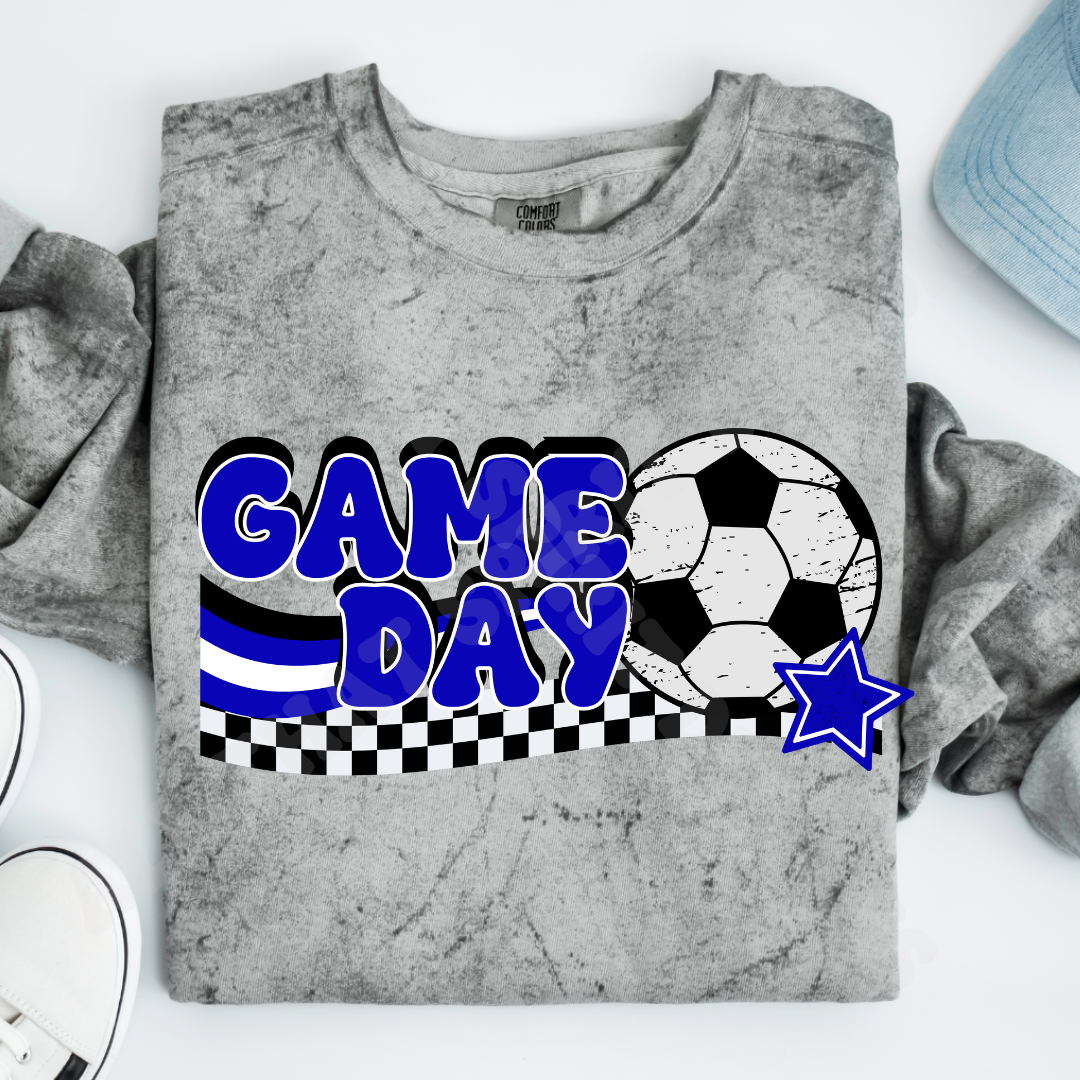 Blue Game Day Soccer