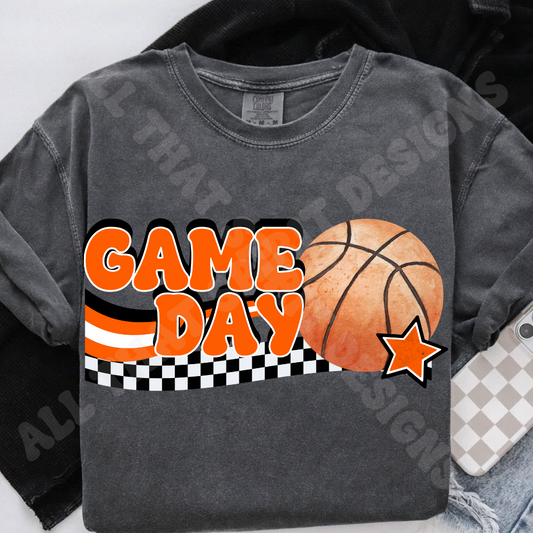 Orange Game Day Basketball