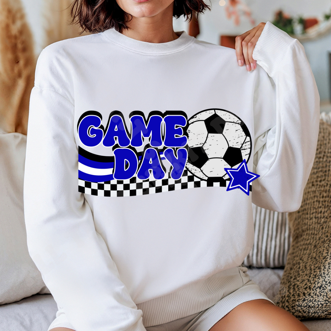 Blue Game Day Soccer