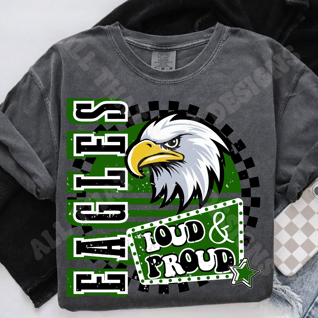 Loud and Proud Green Eagles