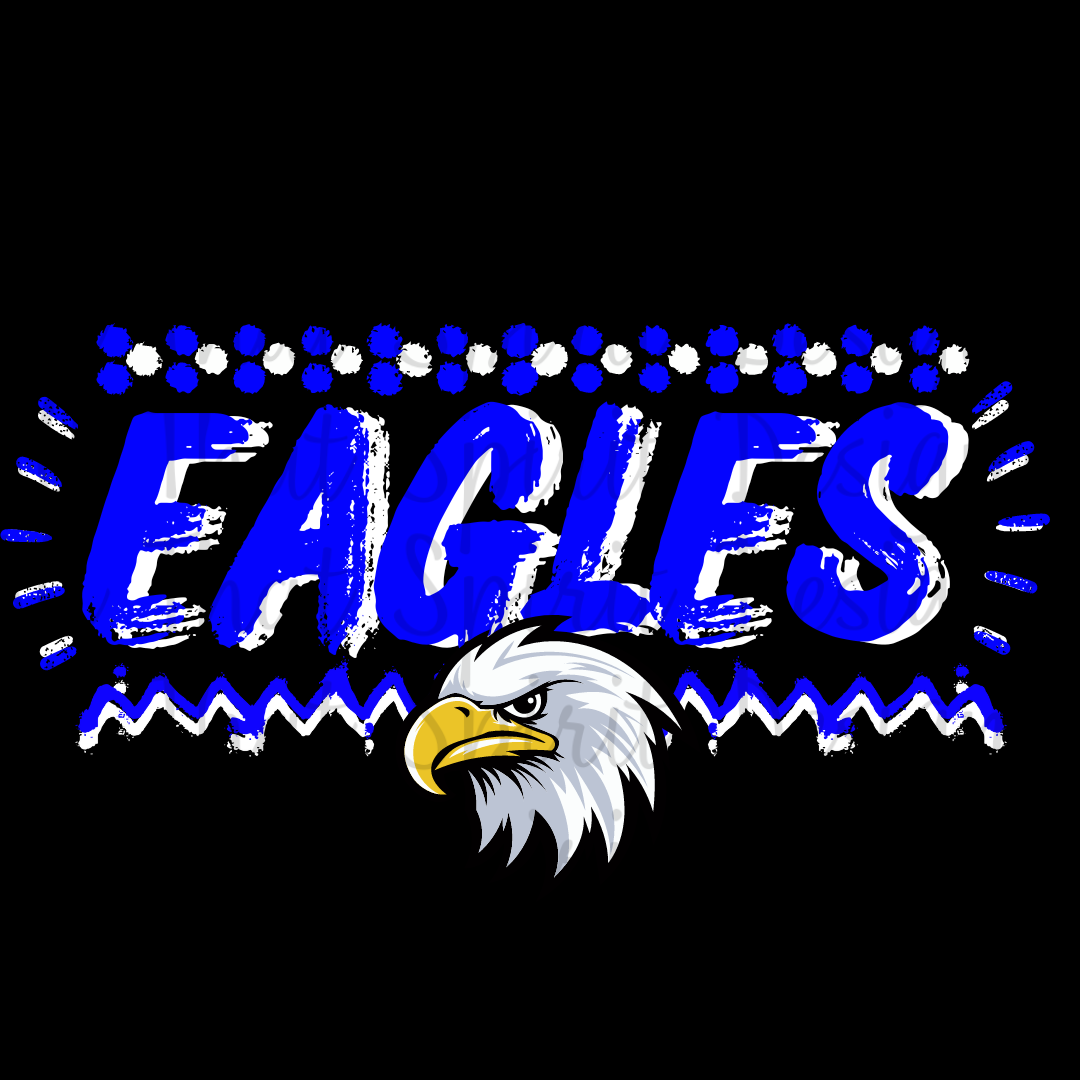 Classic Blue and White Eagles