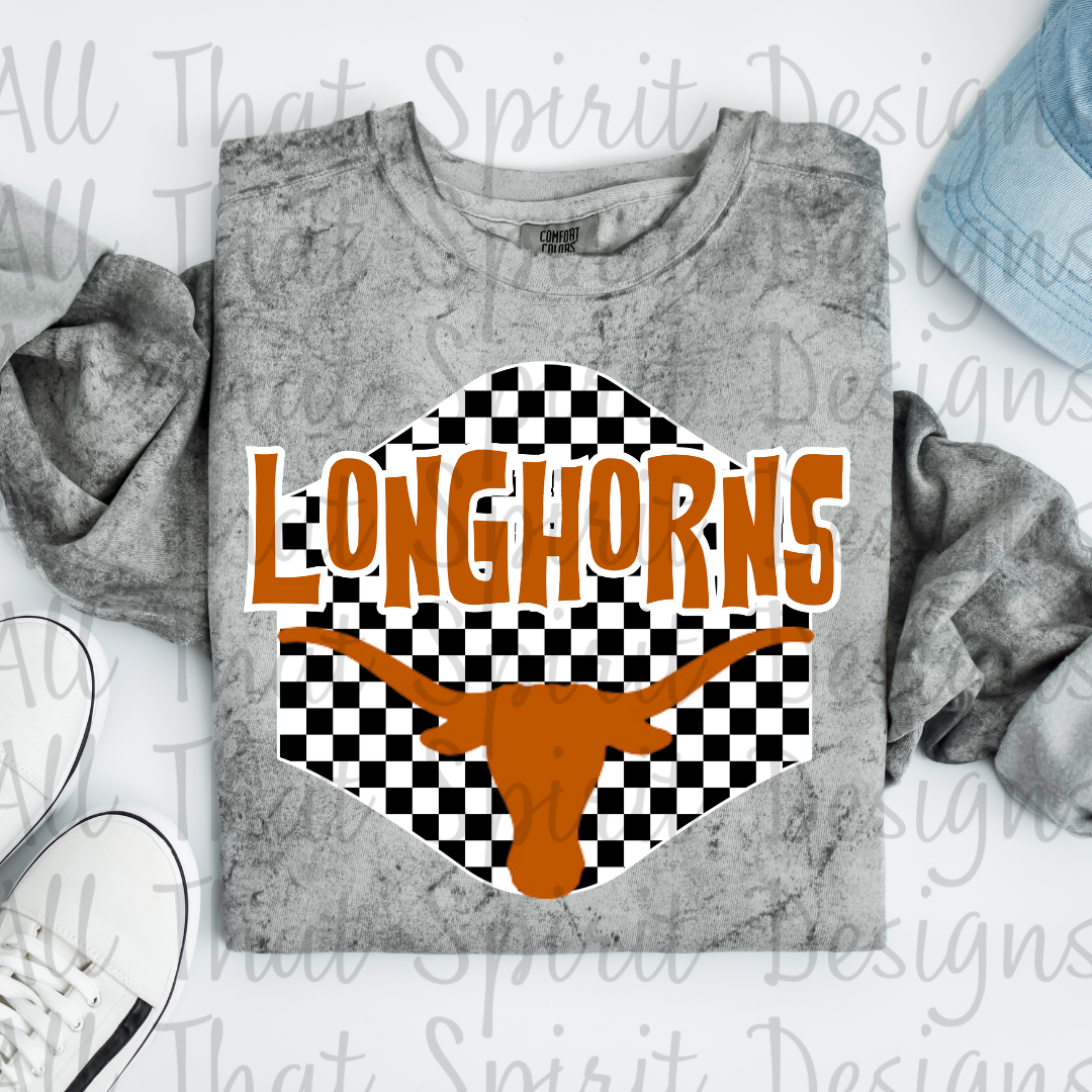 Checkered Longhorns