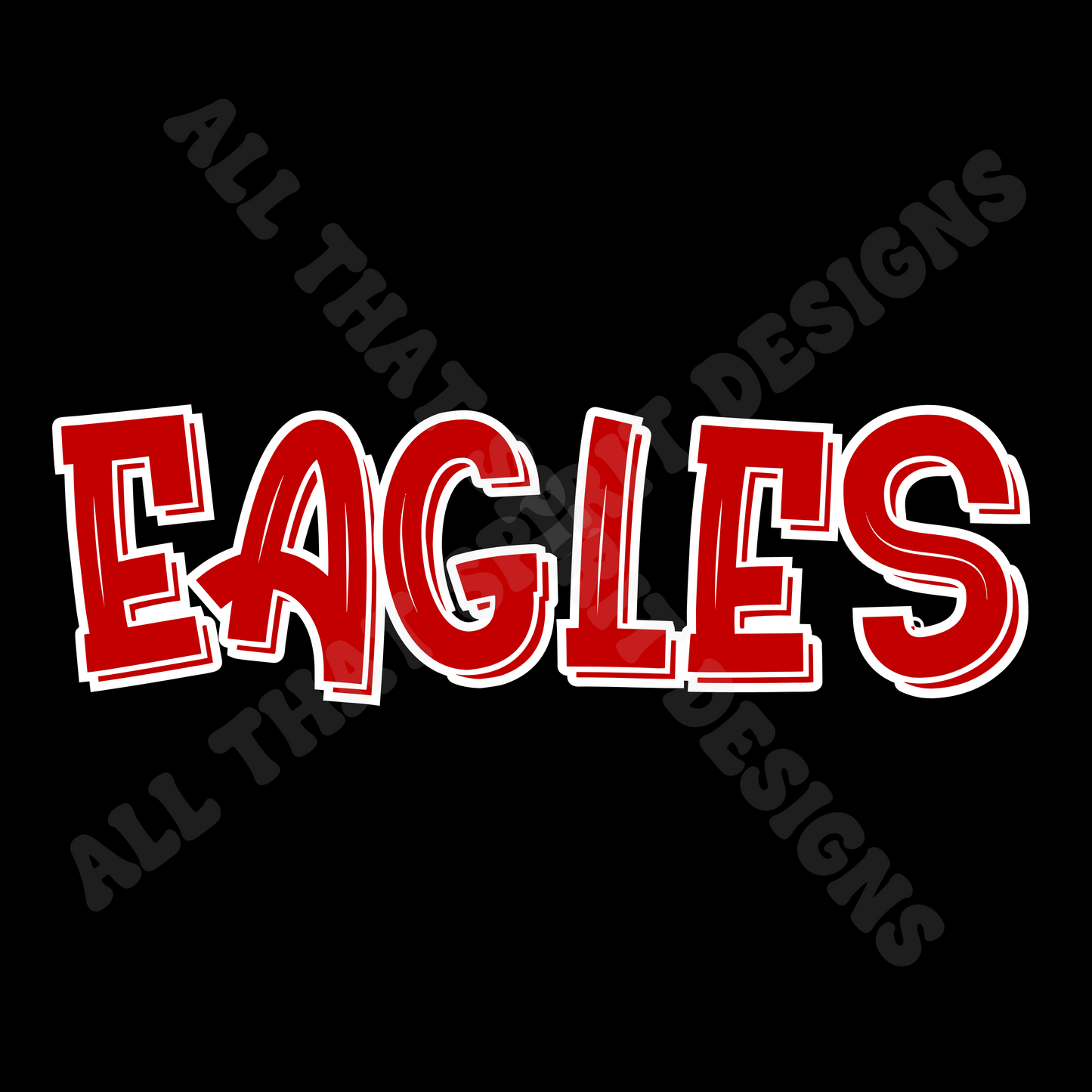 All Over Spirit Red Eagles